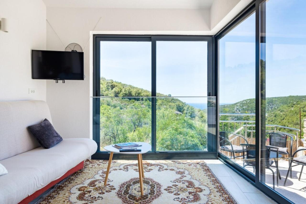 Villa Rural House Pikola With Sea View On Vis Island Komiža Exterior foto