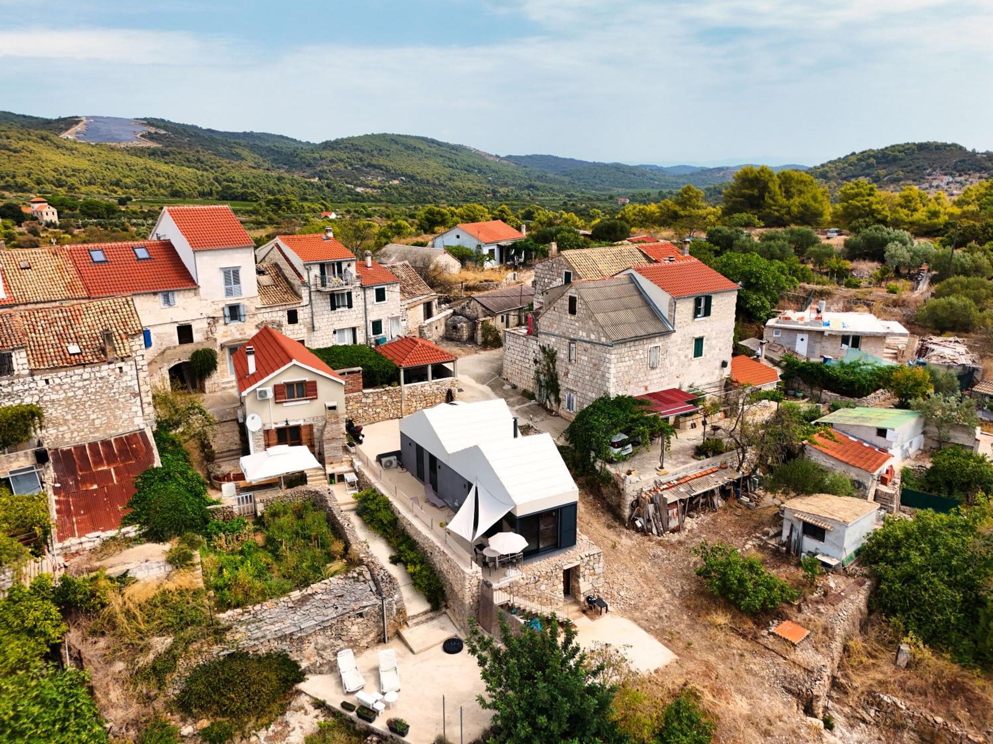 Villa Rural House Pikola With Sea View On Vis Island Komiža Exterior foto